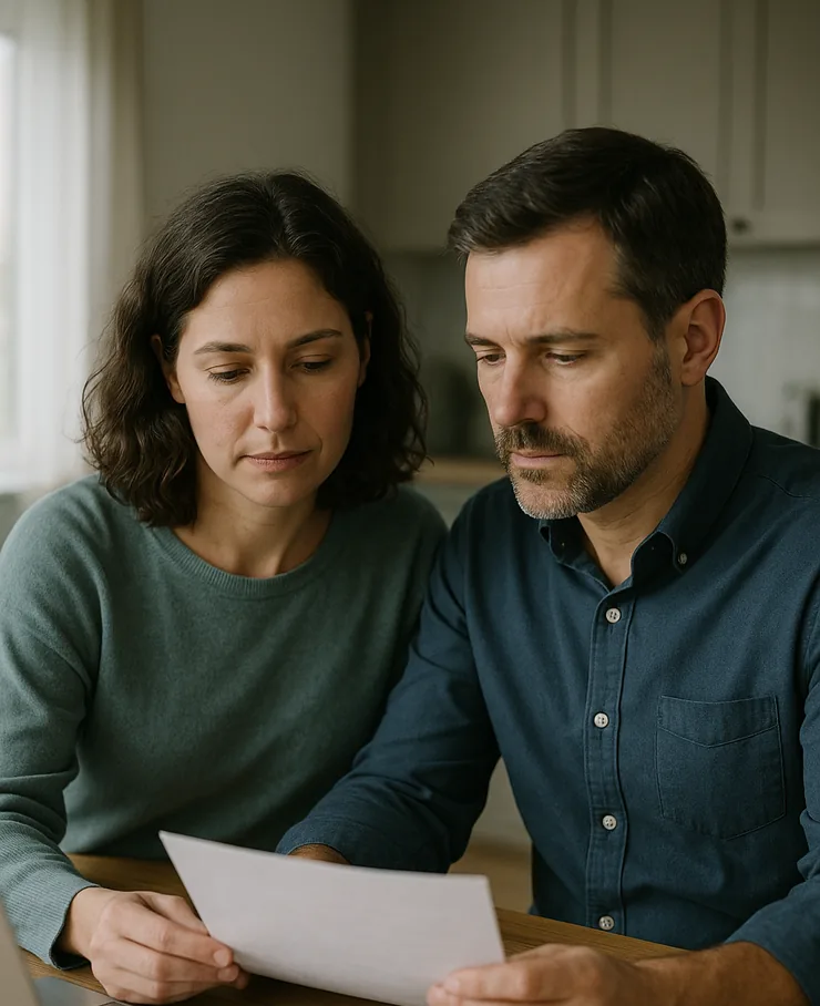 A couple planning the financial side of leaving Canada