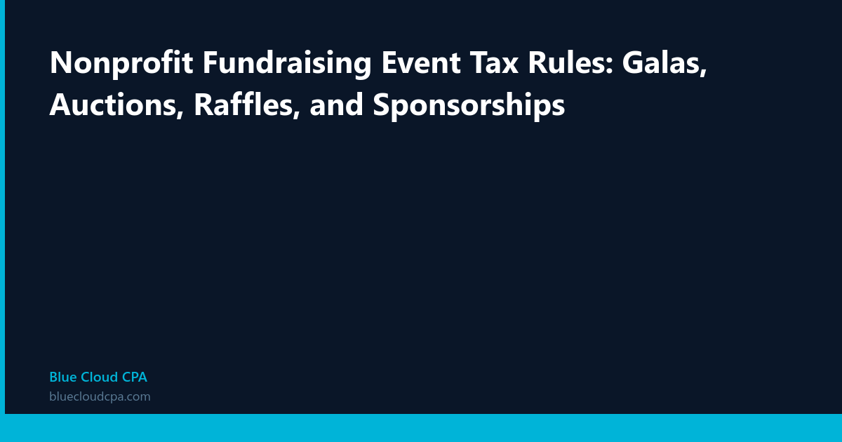 Gift Raffle Border Nonprofit Fundraising Event Tax Rules: Galas, Auctions, Raffles, and ...